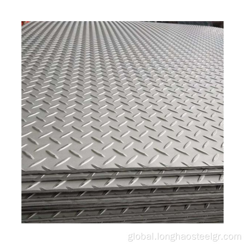 China Q235B Checked Steel Plate/Sheet Diamond Plate Manufactory